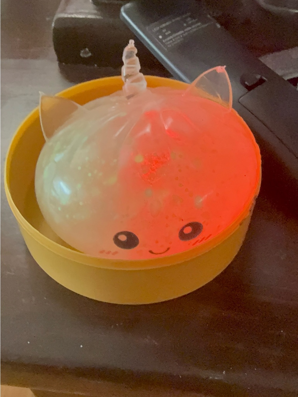 Cute Light-Up Narwhal Squishy Toy - random design Clear